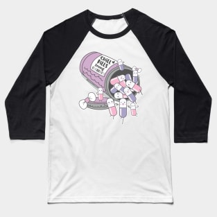 chill pills cute pills cartoon Baseball T-Shirt